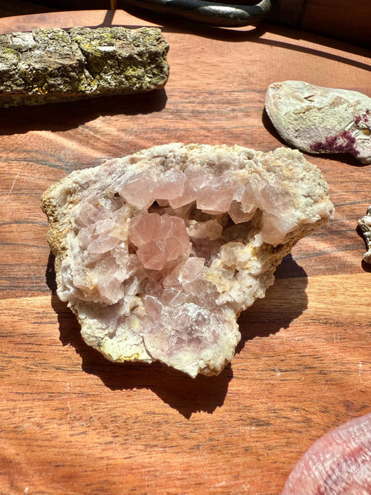 Pink Amethyst Cluster || Pink Amethyst Geode || Pink Amethyst || Raw Crystal Cluster || Crystal Geode || Pink Crystal || Crystal Lover Gift