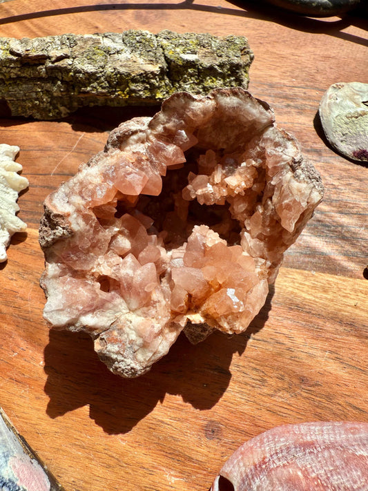 Pink Amethyst Cluster || Pink Amethyst Geode || Pink Amethyst || Raw Crystal Cluster || Crystal Geode || Pink Crystal || Crystal Lover Gift