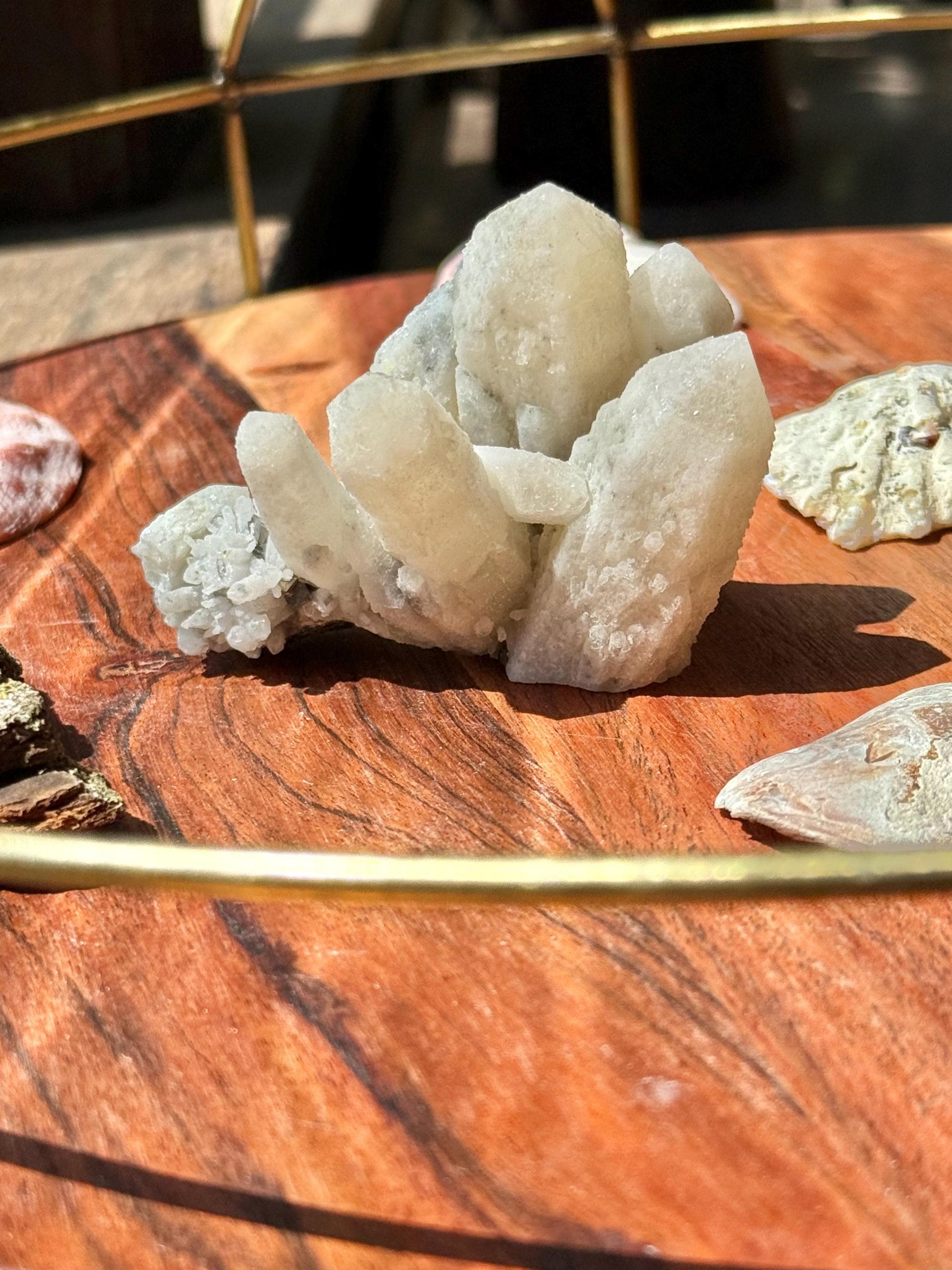 High Quality Calcite Covered Quartz with Pyrite from Mongolia || Calcite || Quartz || Pyrite || Raw Crystal Cluster || Combo Mineral