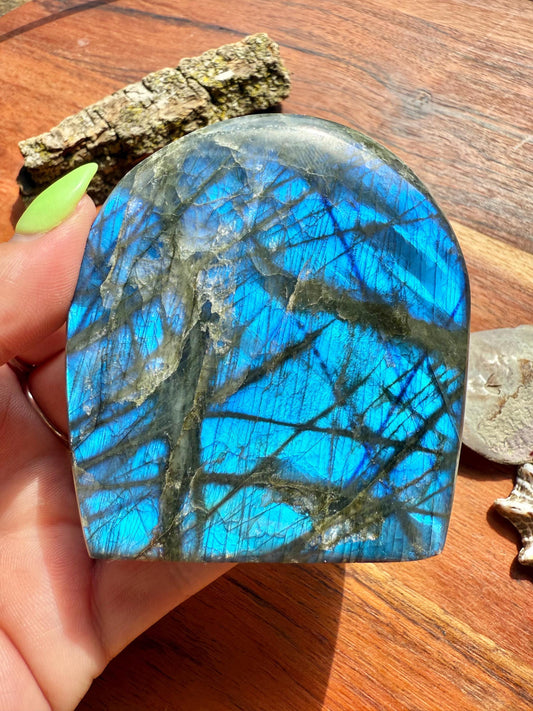 Blue Flash Labradorite Freeform