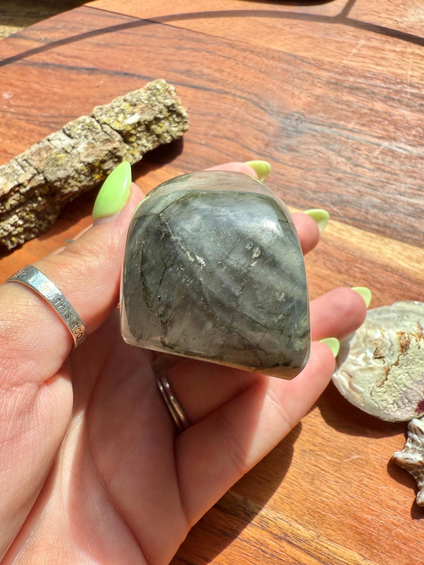 Rainbow Flash Labradorite Freeform