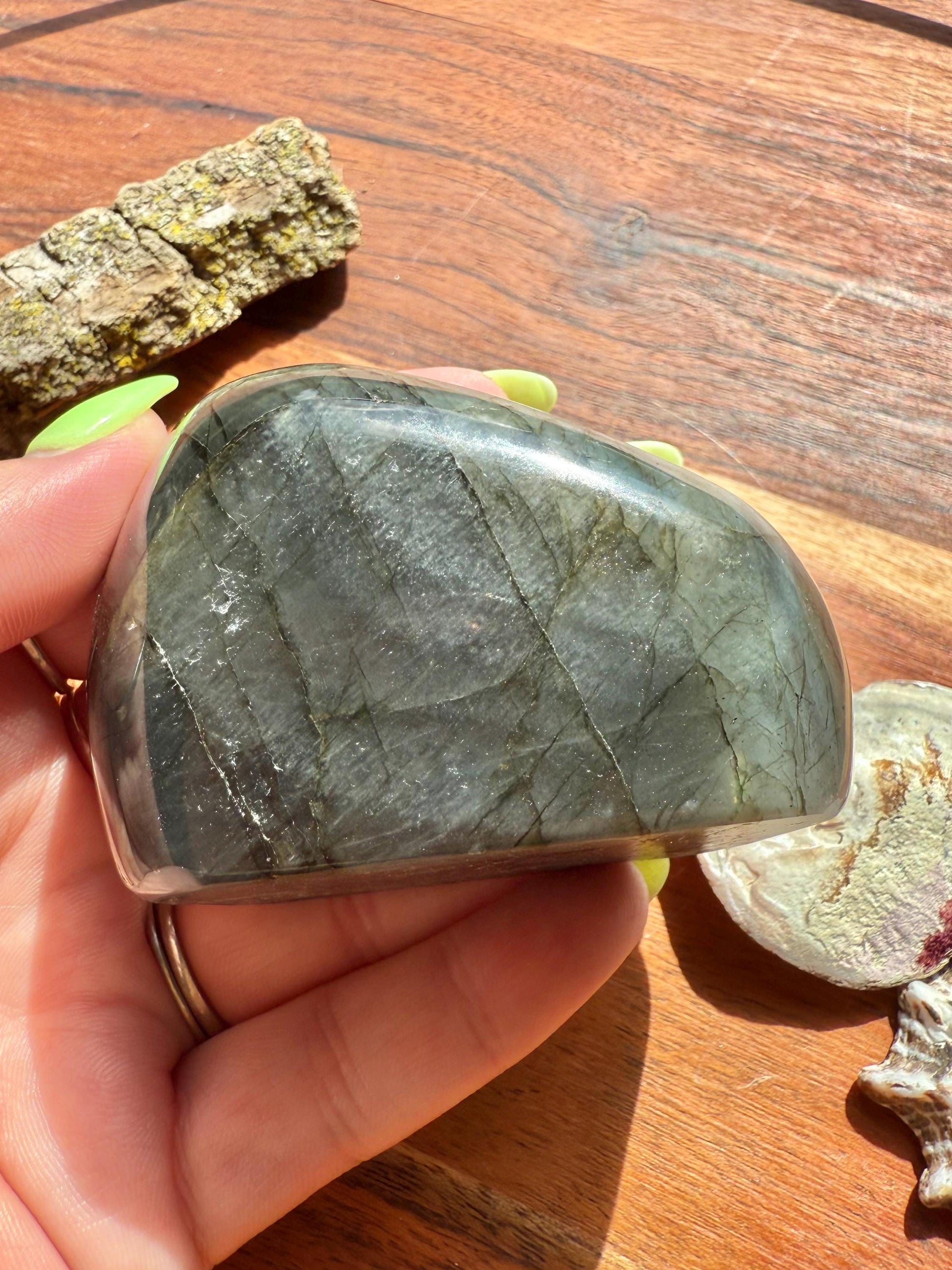 Rainbow Flash Labradorite Freeform