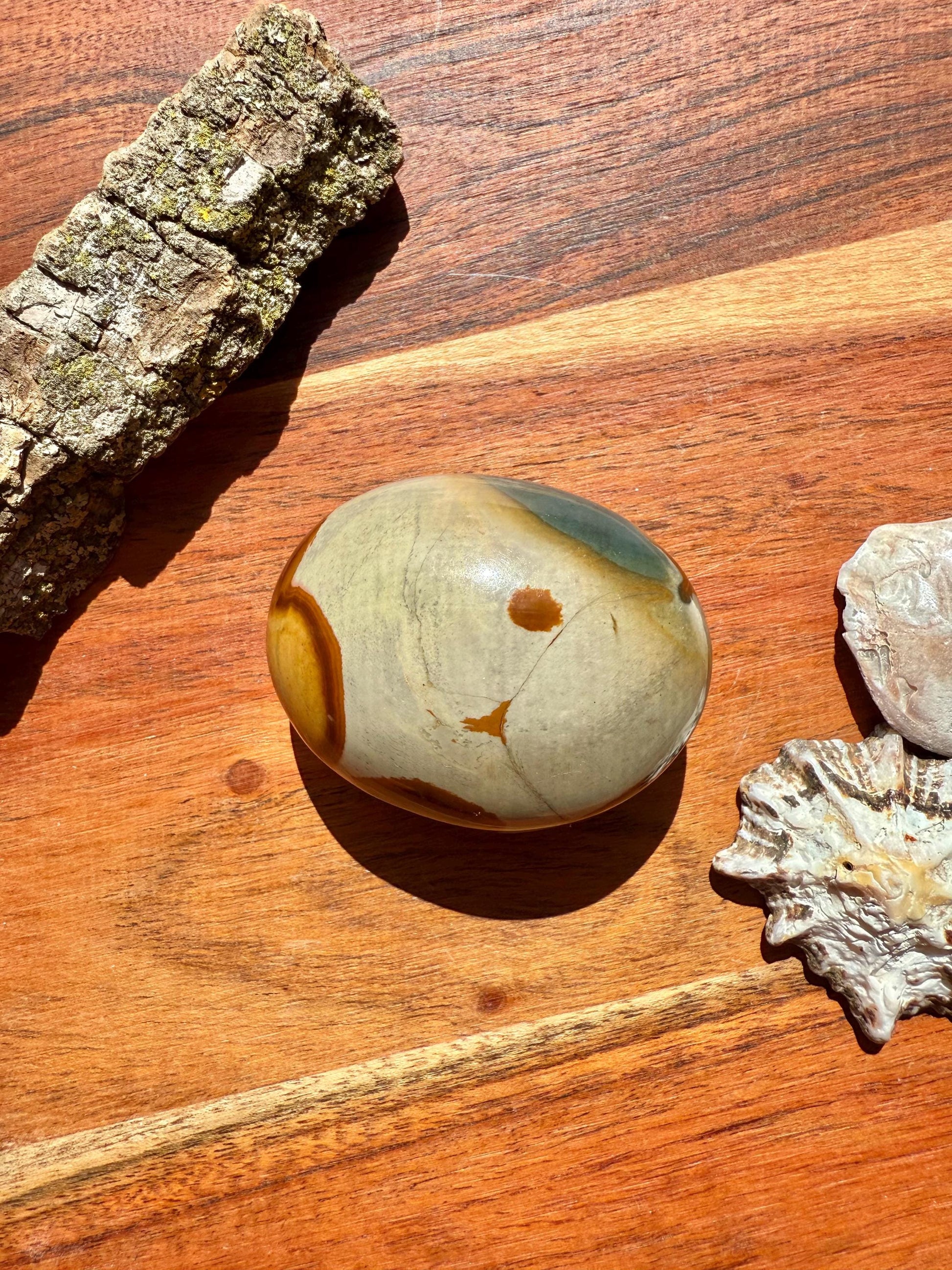 Polychrome Jasper Palm Stone || Polychrome Jasper Crystal Palm Stone || Gift for Crystal Lover || Desert Jasper Palm Stone || Crystal Gift