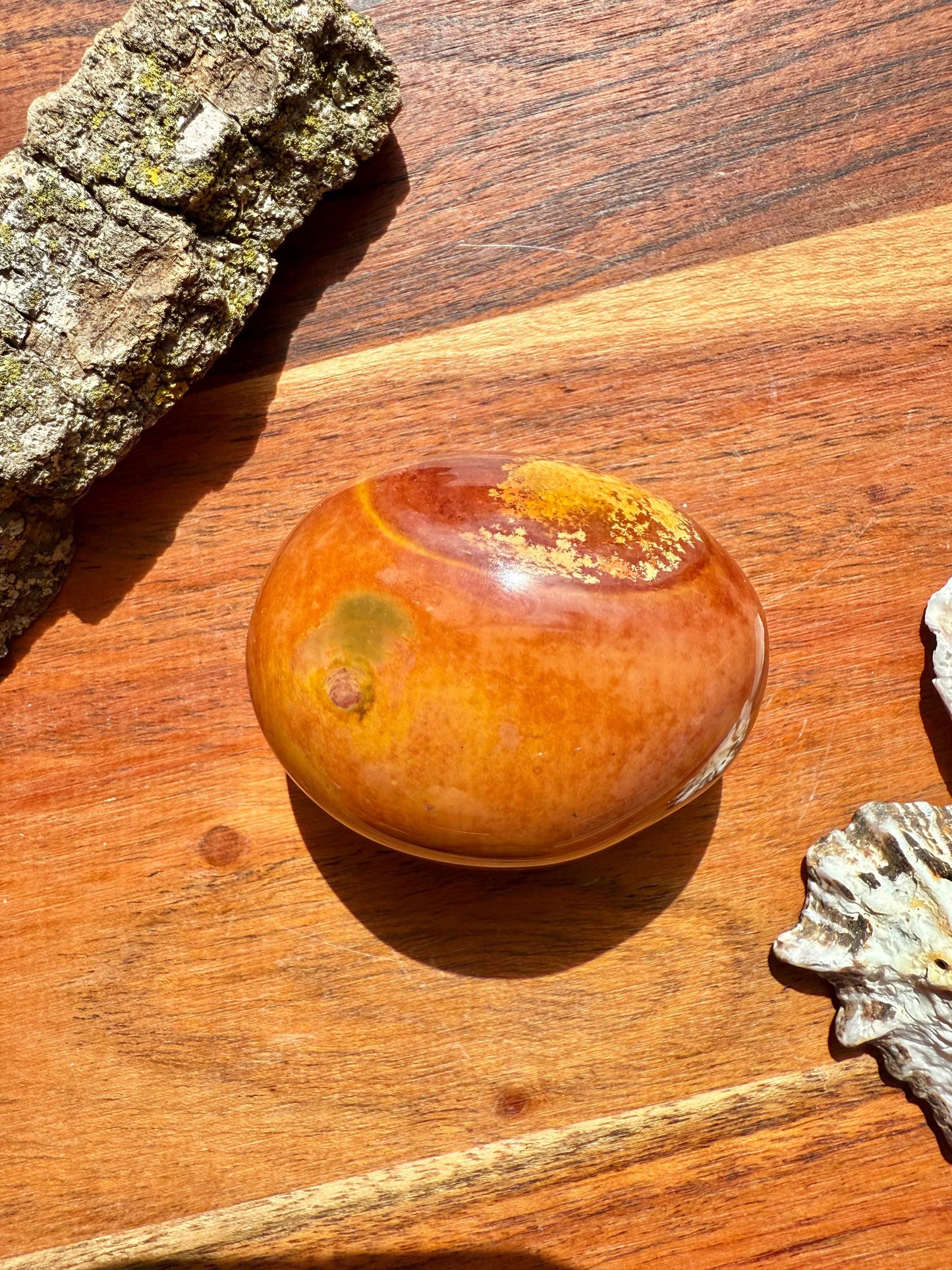 Polychrome Jasper Palm Stone || Polychrome Jasper Crystal Palm Stone || Gift for Crystal Lover || Desert Jasper Palm Stone || Crystal Gift
