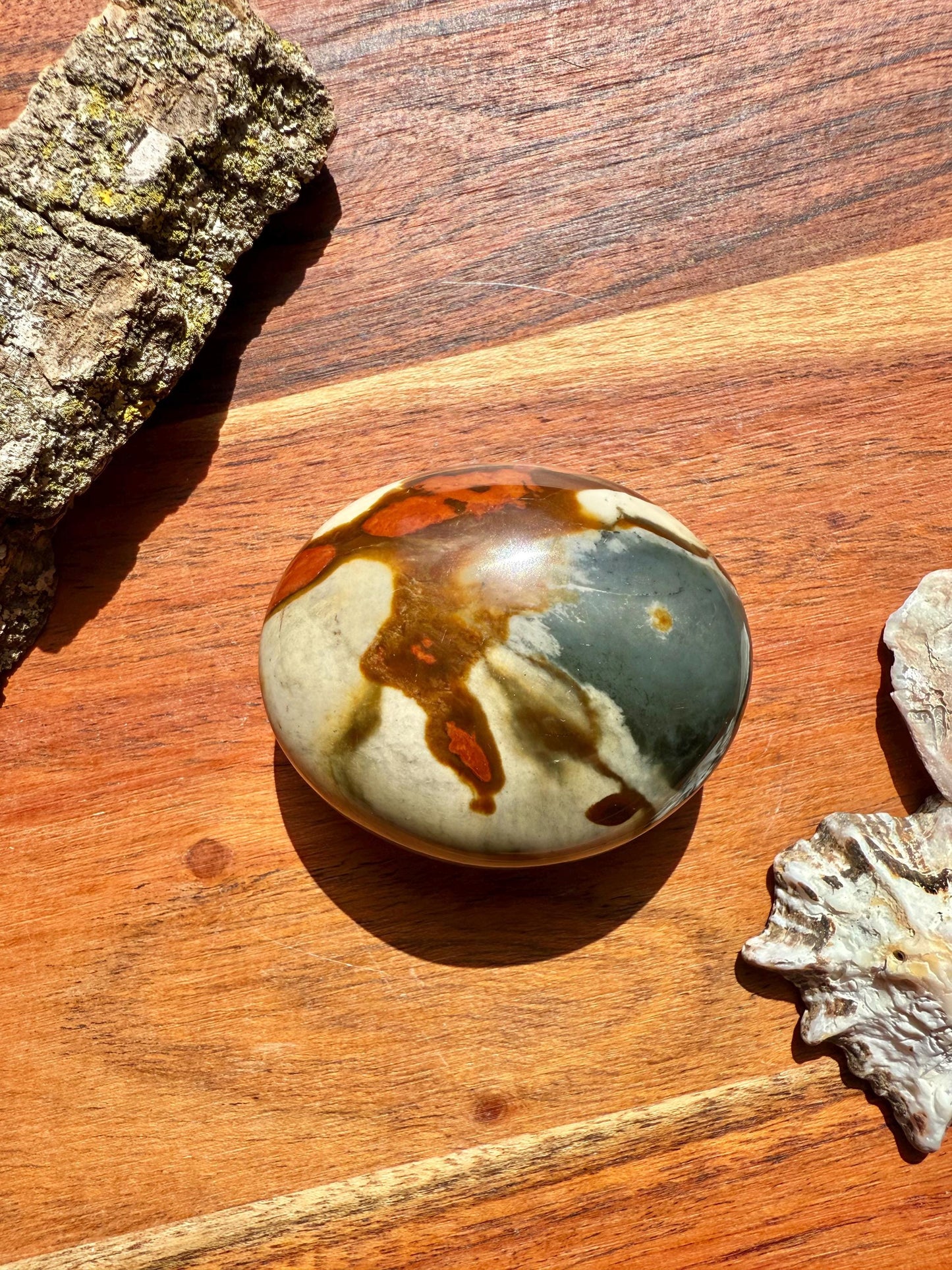 Polychrome Jasper Palm Stone || Polychrome Jasper Crystal Palm Stone || Gift for Crystal Lover || Desert Jasper Palm Stone || Crystal Gift