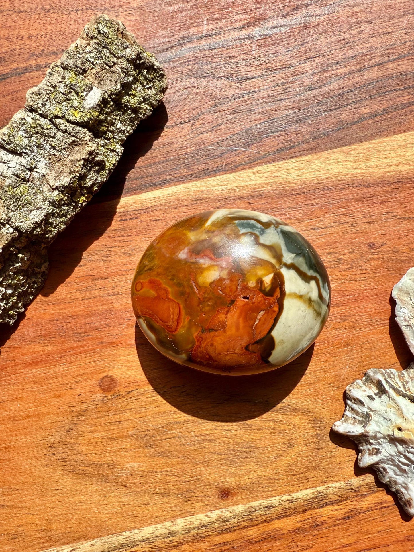 Polychrome Jasper Palm Stone || Polychrome Jasper Crystal Palm Stone || Gift for Crystal Lover || Desert Jasper Palm Stone || Crystal Gift