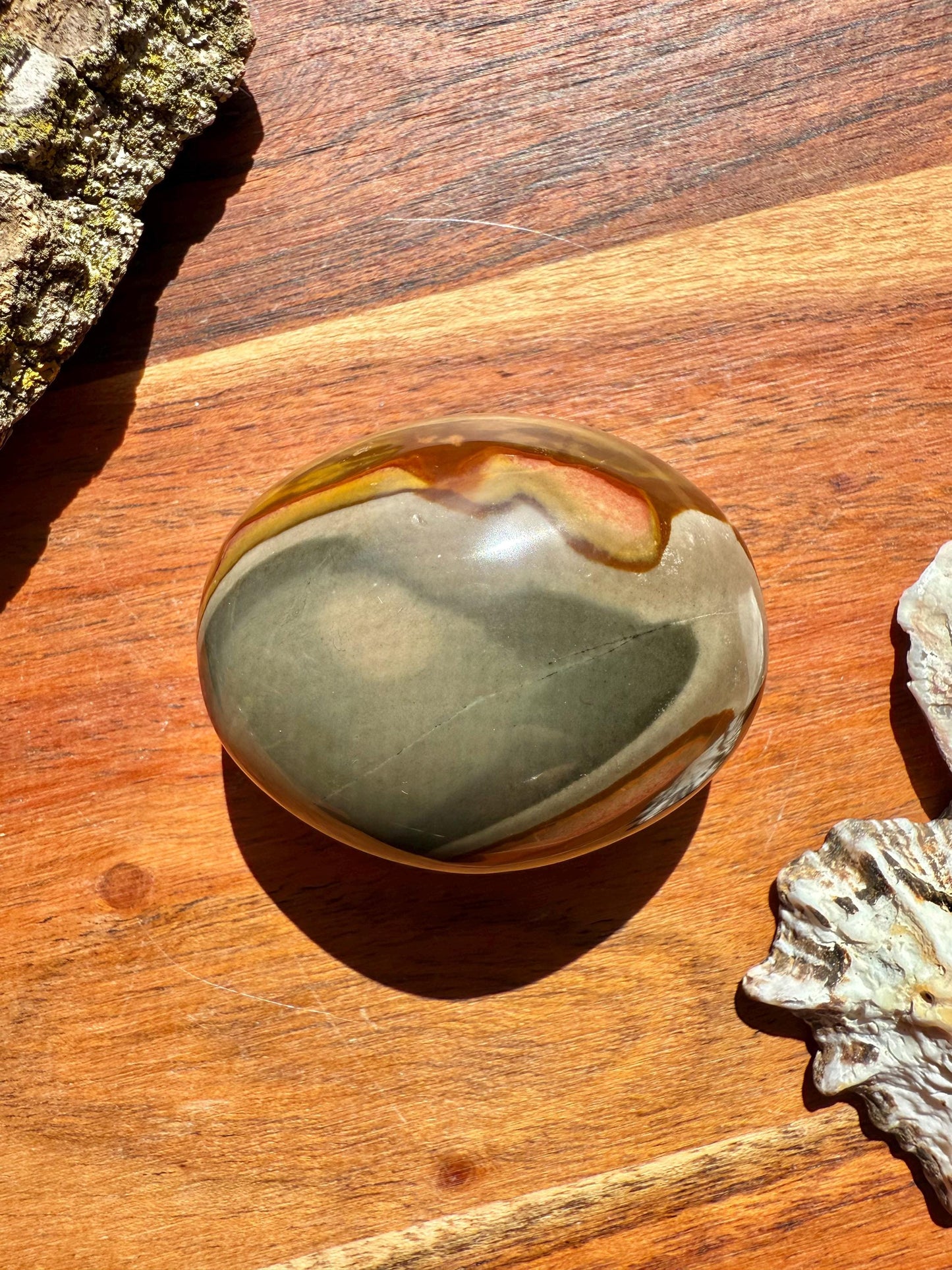 Polychrome Jasper Palm Stone || Polychrome Jasper Crystal Palm Stone || Gift for Crystal Lover || Desert Jasper Palm Stone || Crystal Gift