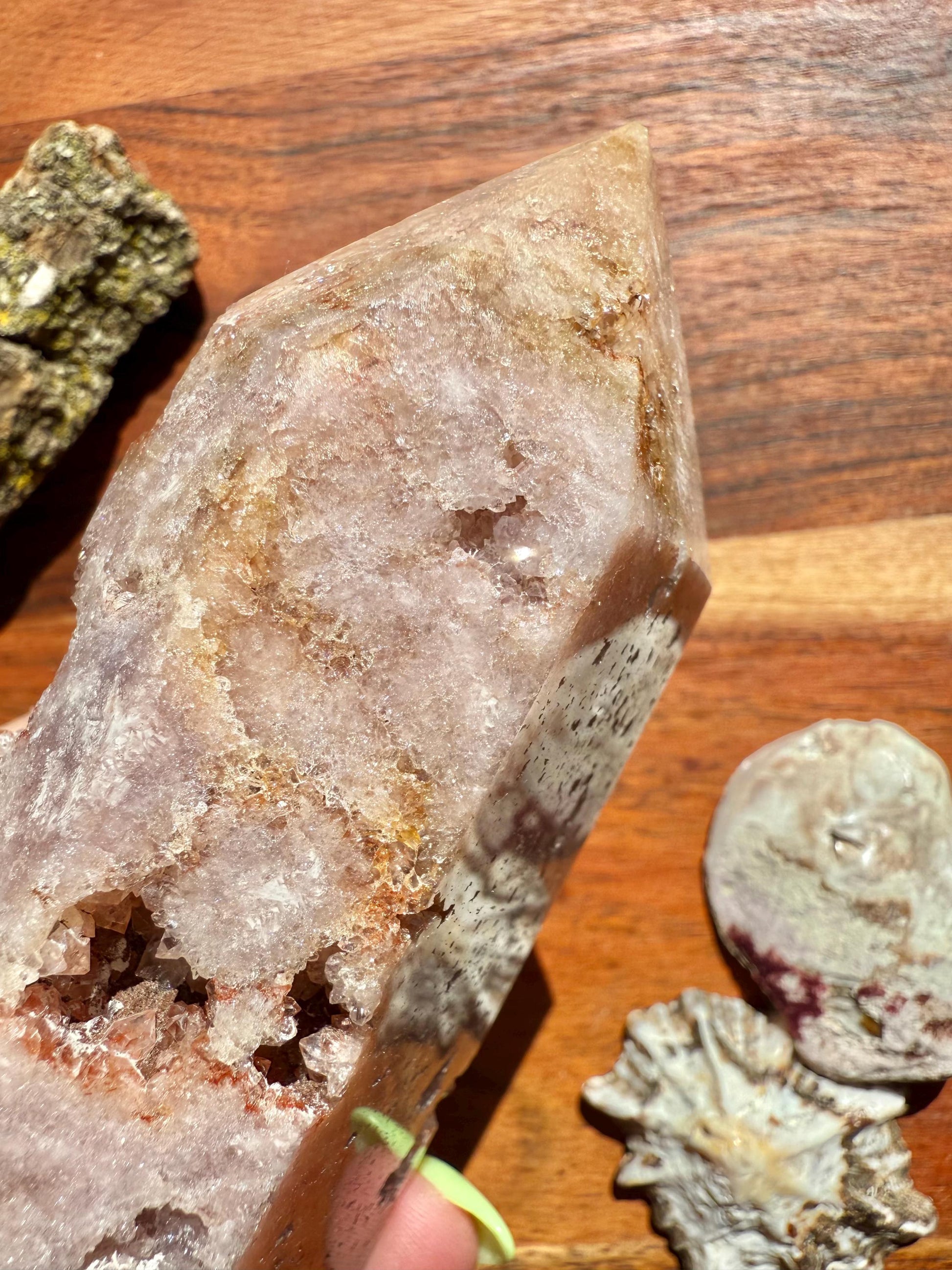 Pink Amethyst Tower | Pink Amethyst | Gift for Crystal Lover | Unique Crystal | Pink Crystal