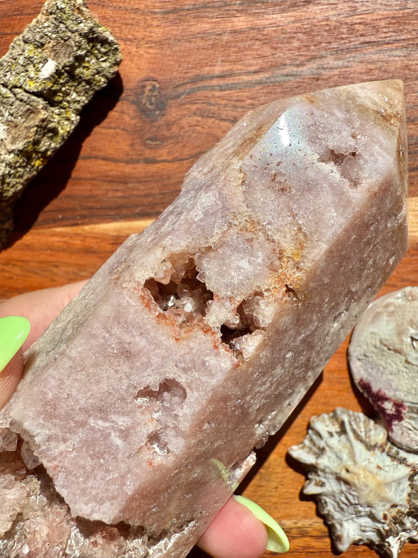 Pink Amethyst Tower | Pink Amethyst | Gift for Crystal Lover | Unique Crystal | Pink Crystal