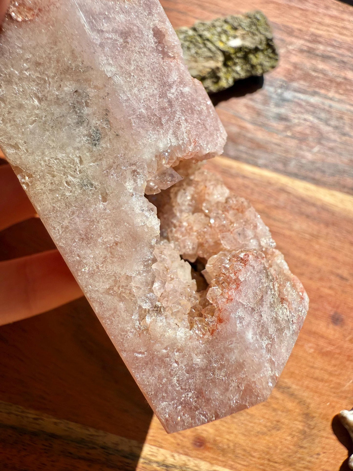 Pink Amethyst Tower | Pink Amethyst | Gift for Crystal Lover | Unique Crystal | Pink Crystal