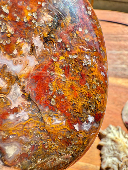 High Quality Agua Nueva Agate Palm Stone | Gift for Crystal Lover | Soothing Crystal | Grounding Crystal | Crystal Gift