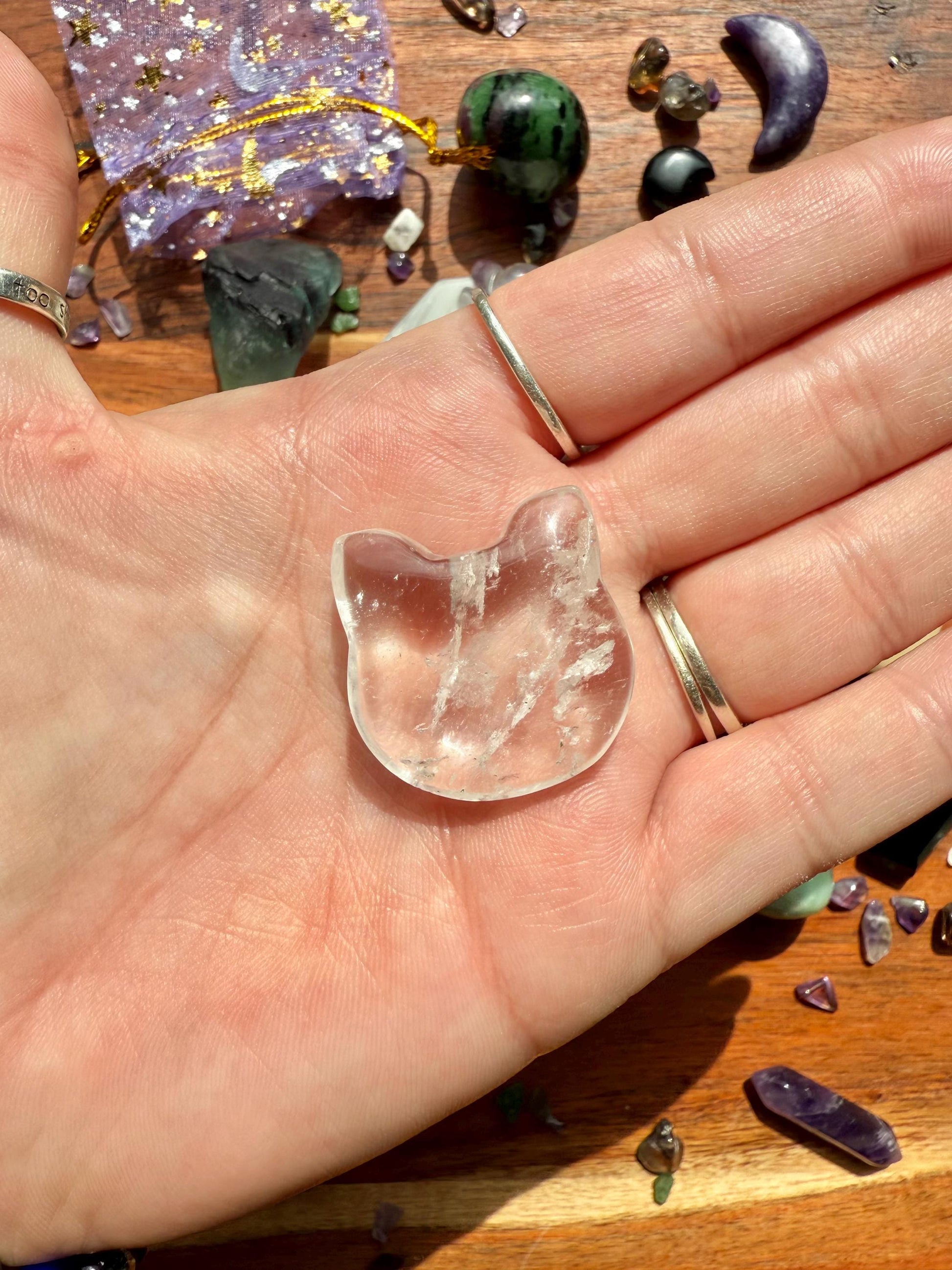 Spooky Season Crystal Scoop [1 Scoop] | Crystal Scoops | Crystal Confetti | Gift for Crystal Lover | Unique Gift | Crystal Tumbles