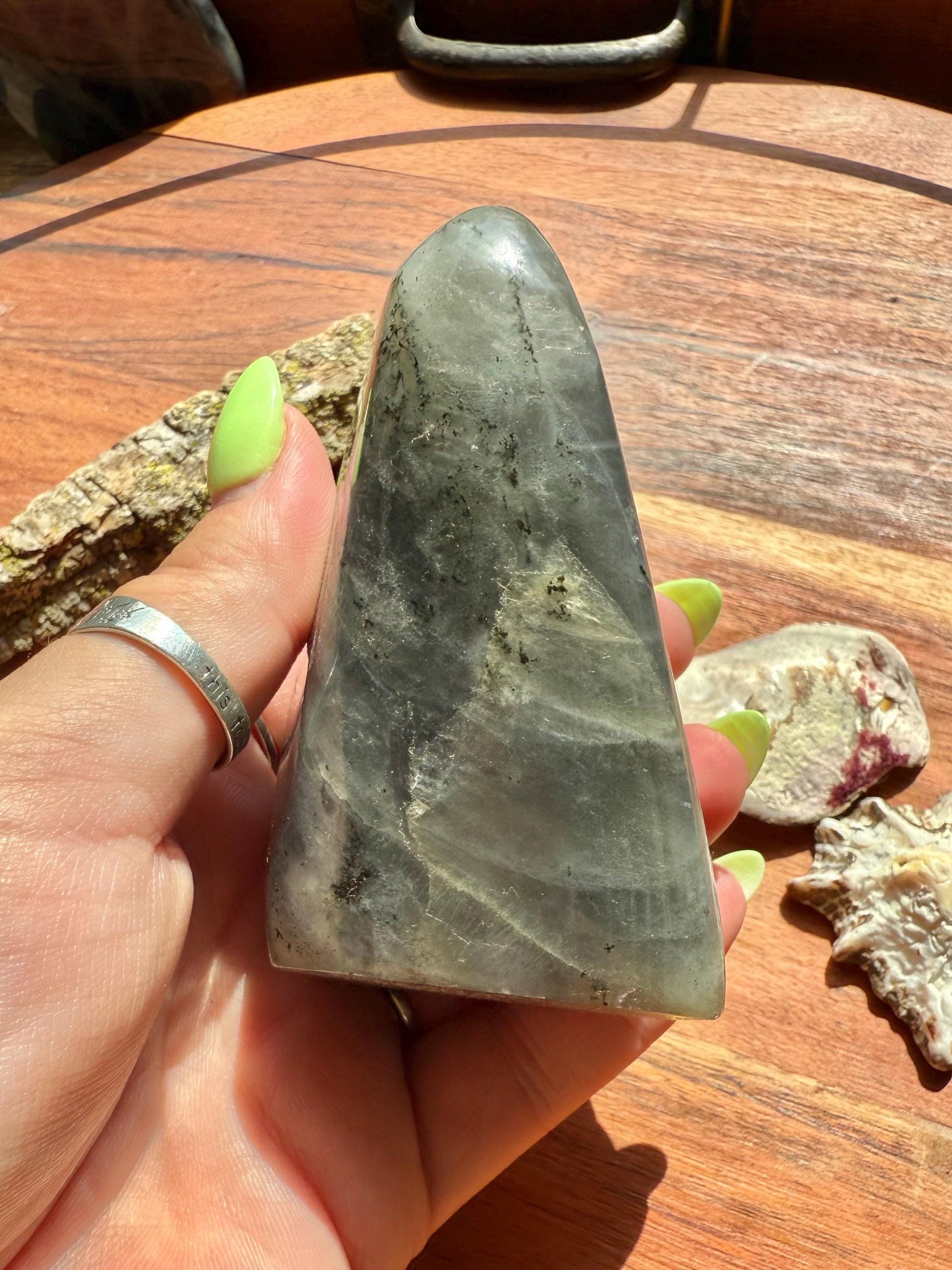 Purple and Pink Flash Labradorite Freeform
