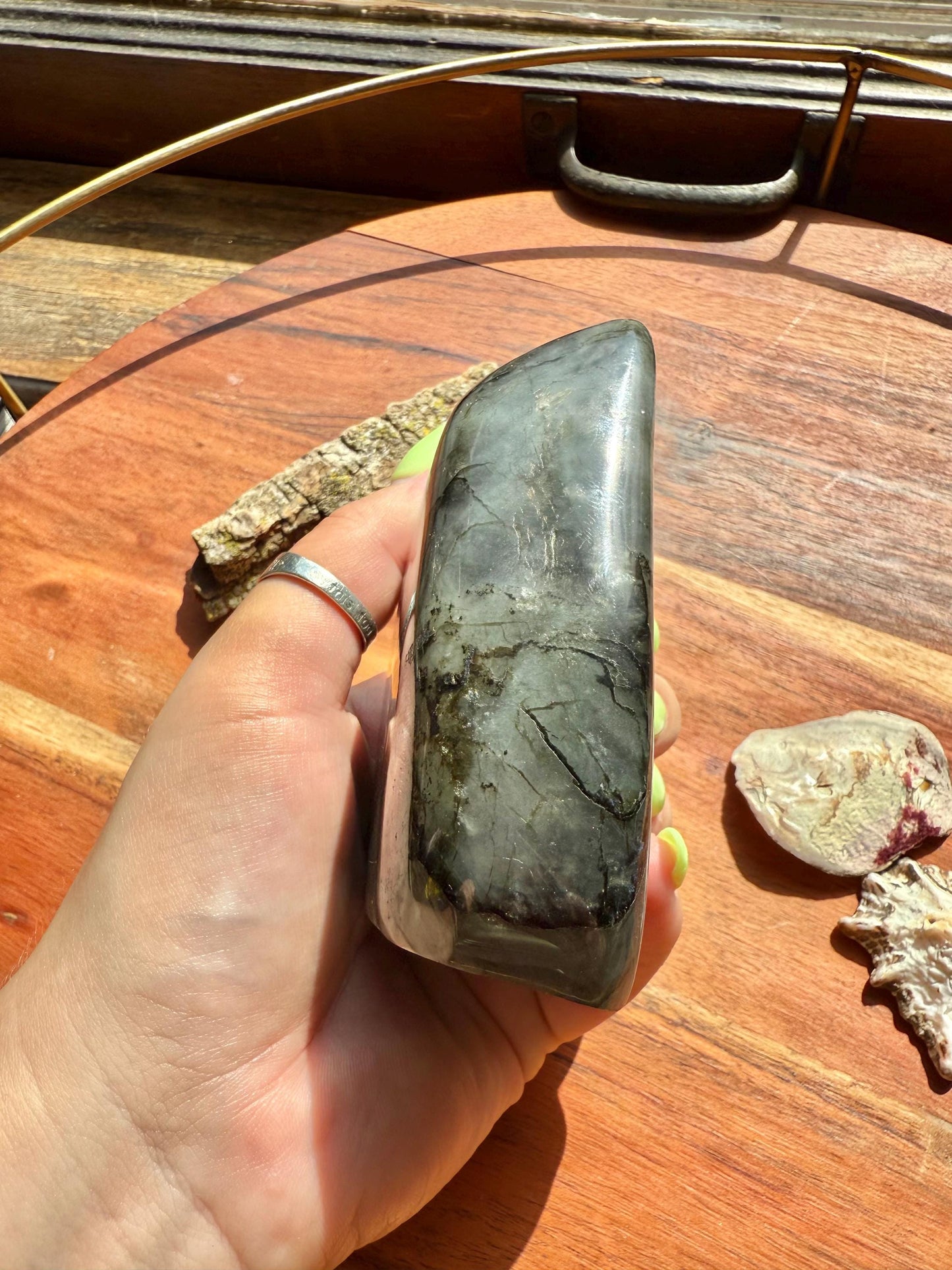 Purple and Pink Flash Labradorite Freeform