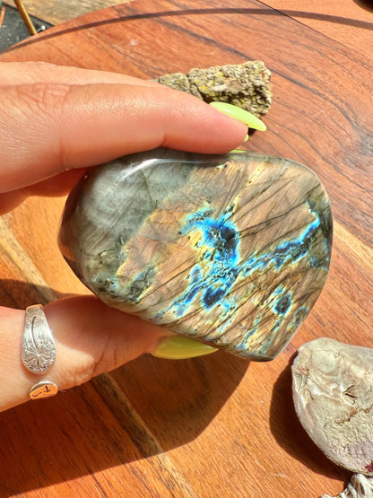 Rainbow Flash Labradorite Freeform