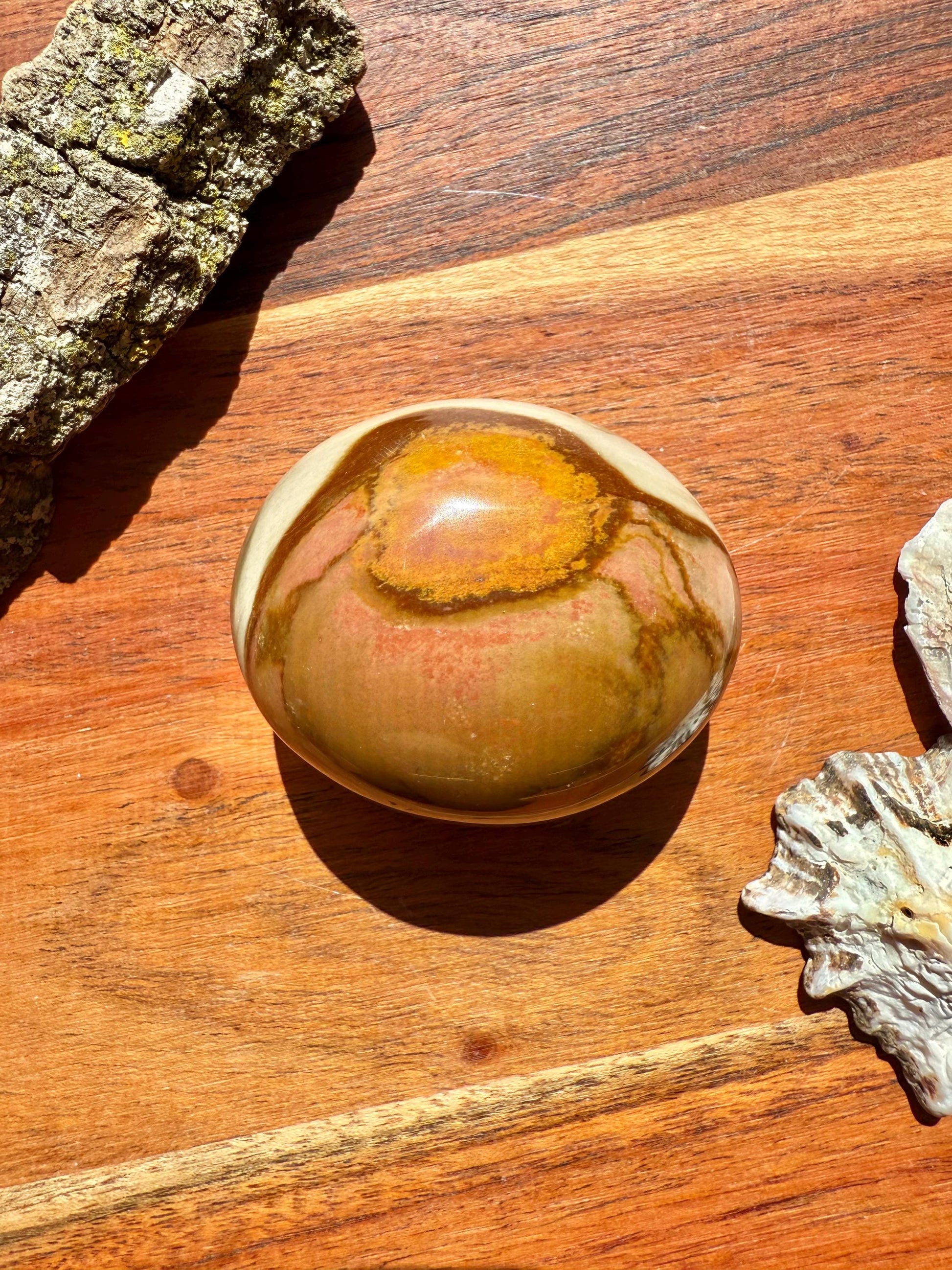 Polychrome Jasper Palm Stone || Polychrome Jasper Crystal Palm Stone || Gift for Crystal Lover || Desert Jasper Palm Stone || Crystal Gift