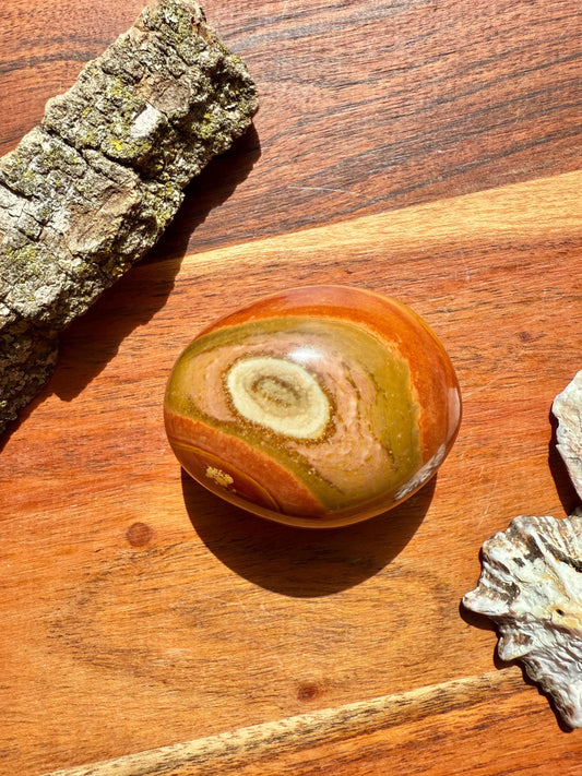 Polychrome Jasper Palm Stone || Polychrome Jasper Crystal Palm Stone || Gift for Crystal Lover || Desert Jasper Palm Stone || Crystal Gift