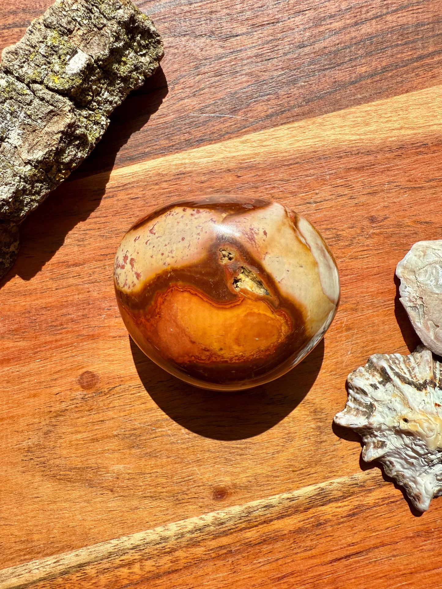 Polychrome Jasper Palm Stone || Polychrome Jasper Crystal Palm Stone || Gift for Crystal Lover || Desert Jasper Palm Stone || Crystal Gift