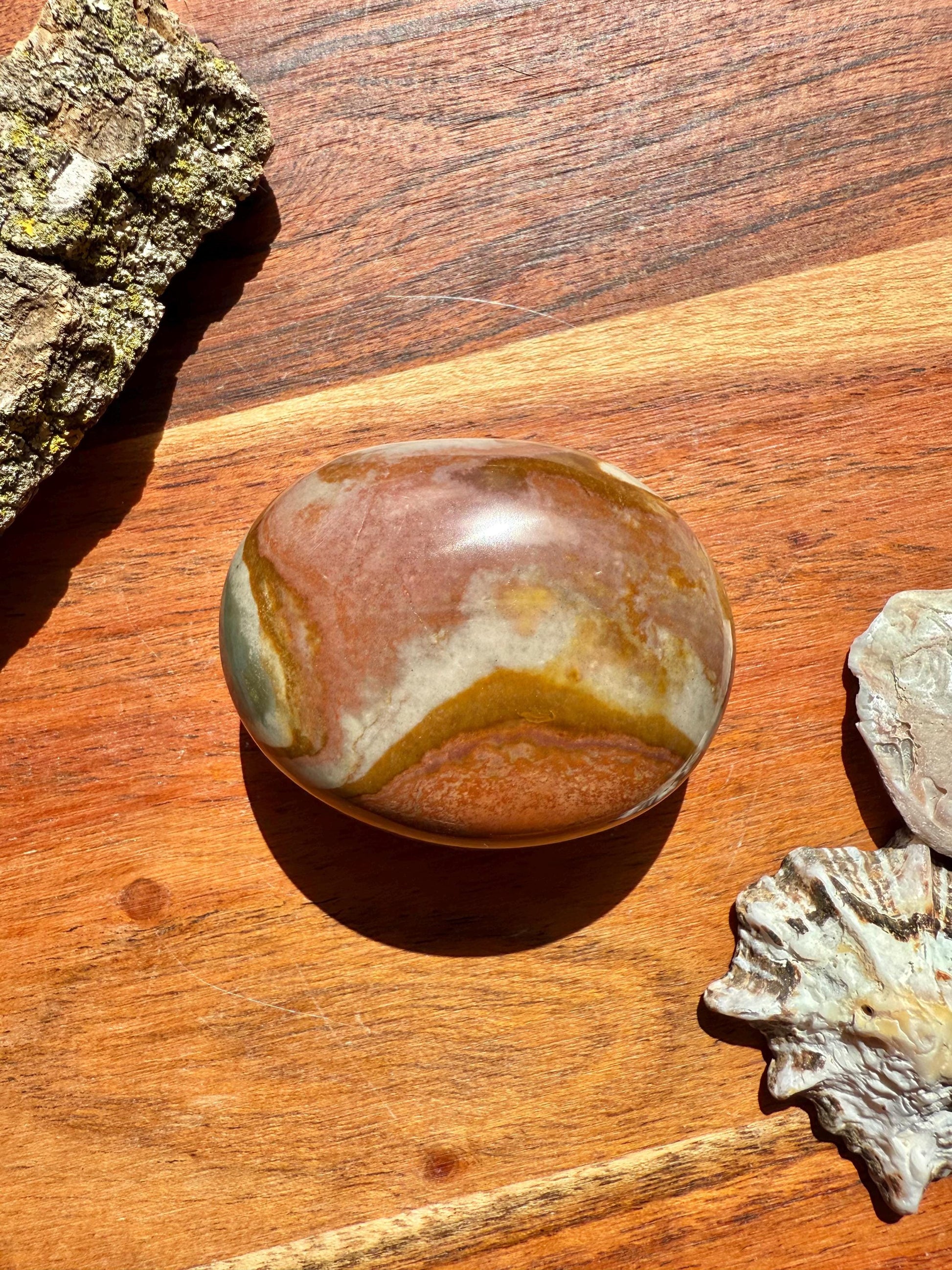Polychrome Jasper Palm Stone || Polychrome Jasper Crystal Palm Stone || Gift for Crystal Lover || Desert Jasper Palm Stone || Crystal Gift