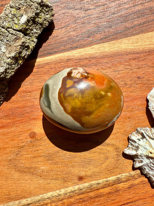 Polychrome Jasper Palm Stone || Polychrome Jasper Crystal Palm Stone || Gift for Crystal Lover || Desert Jasper Palm Stone || Crystal Gift