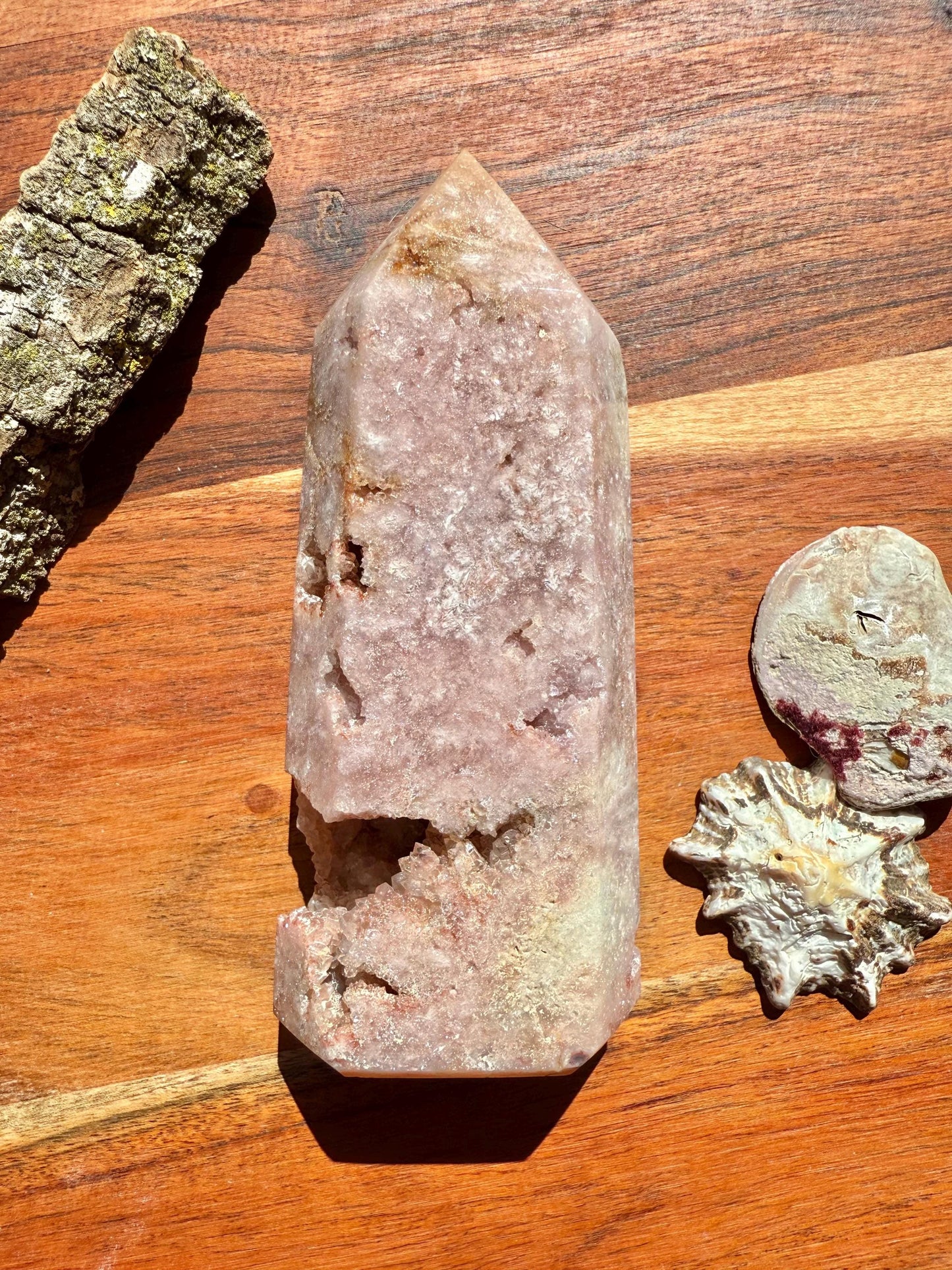 Pink Amethyst Tower | Pink Amethyst | Gift for Crystal Lover | Unique Crystal | Pink Crystal