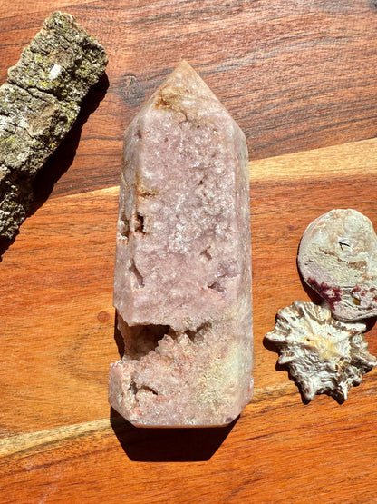 Pink Amethyst Tower | Pink Amethyst | Gift for Crystal Lover | Unique Crystal | Pink Crystal