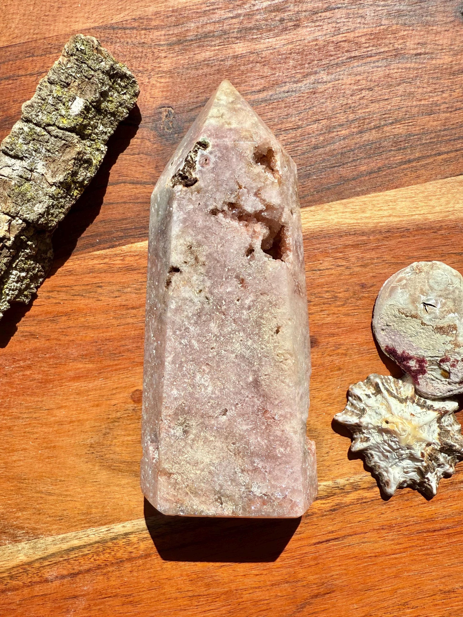 Pink Amethyst Tower | Pink Amethyst | Gift for Crystal Lover | Unique Crystal | Pink Crystal