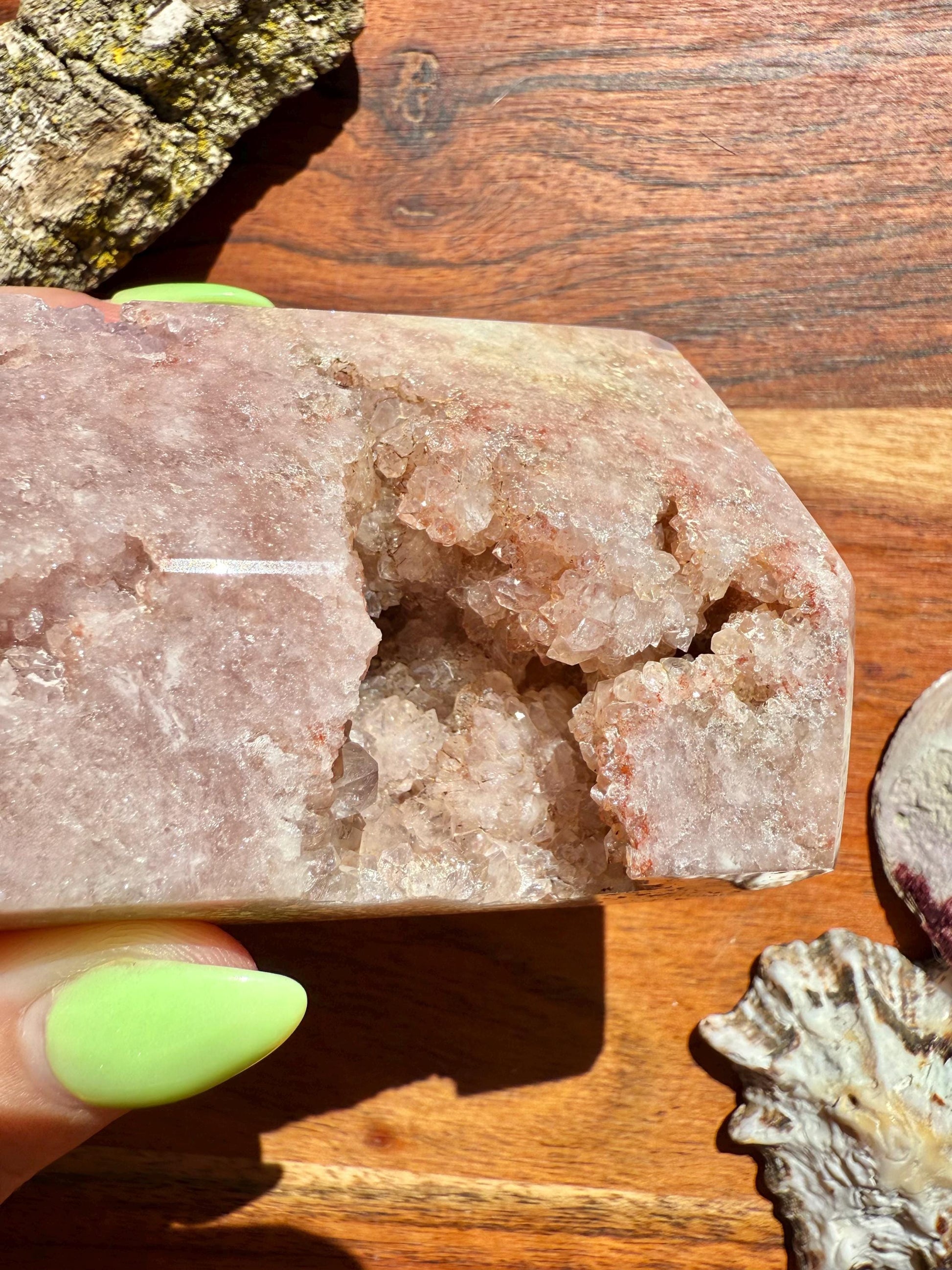 Pink Amethyst Tower | Pink Amethyst | Gift for Crystal Lover | Unique Crystal | Pink Crystal