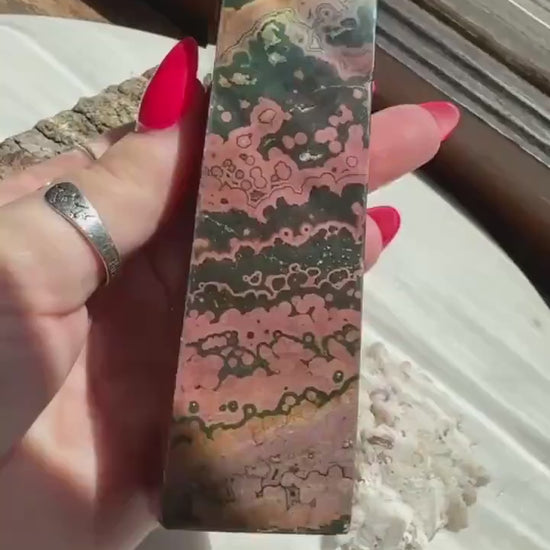 Pink Ocean Jasper Tower
