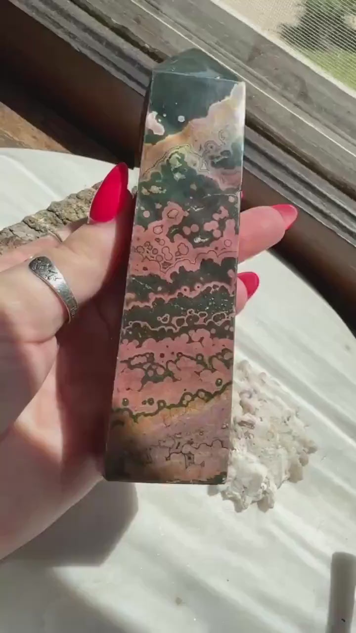 Pink Ocean Jasper Tower
