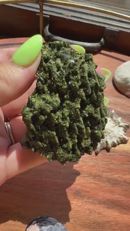 High Quality Epidote and Quartz Free Form |