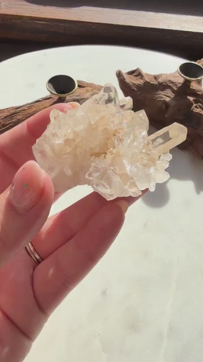 Rare Himalayan Quartz Cluster | Clear Himalayan Quartz | Samadhi Quartz | High Quality Himalayan Quartz | Rare Crystal | Raw Crystal Cluster