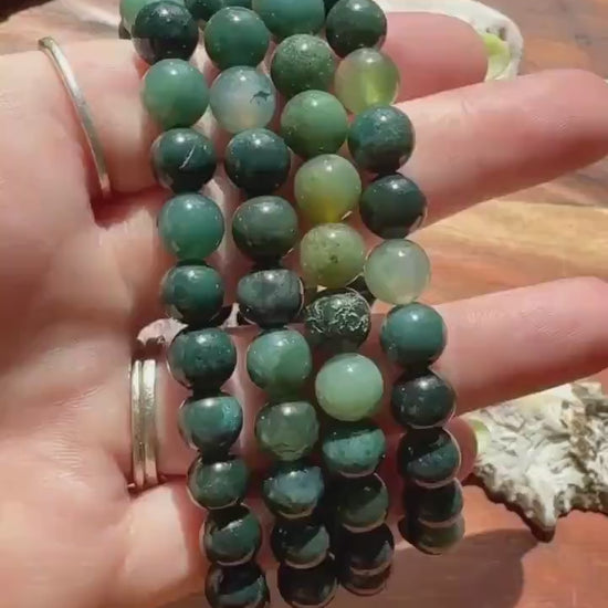 Moss Agate 8mm |