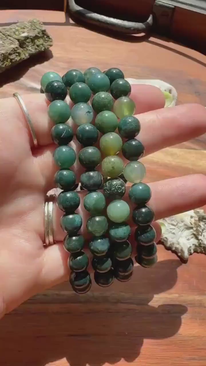Moss Agate 8mm |