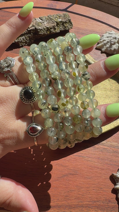 PREHNITE BRACELET 6MM
