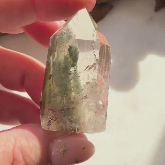 Garden Quartz Tower || Garden Quartz Point || Garden Quartz || Crystal Tower || Crystal Tower || Crystal Point || High Quality Garden Quartz