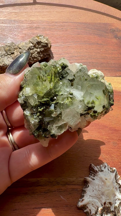 HIGH QUALITY EPIDOTE & QUARTZ