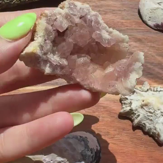 Pink Amethyst Cluster |
