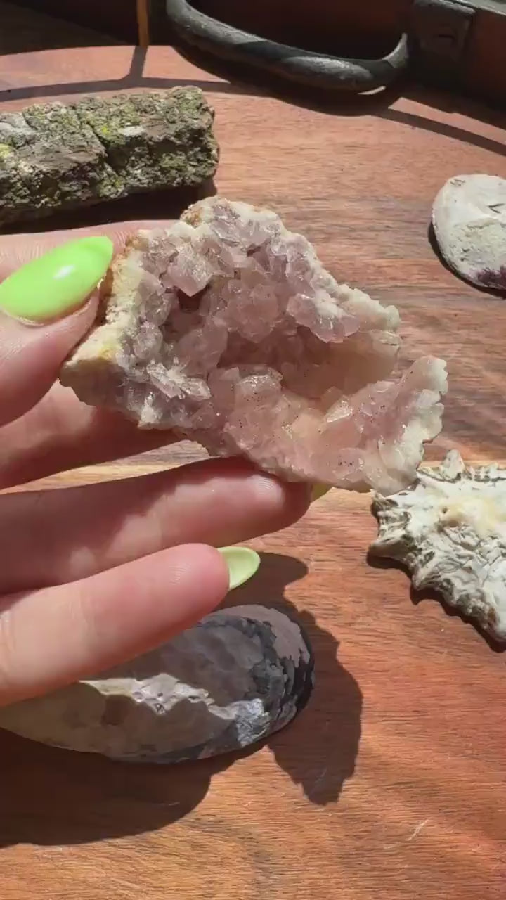 Pink Amethyst Cluster |