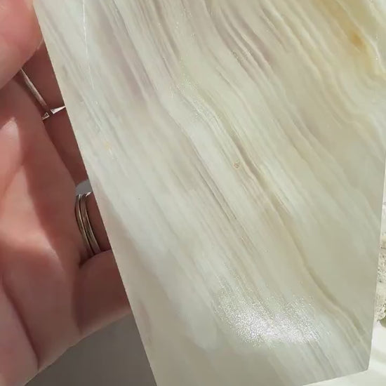 Banded Onyx Coffin Dish