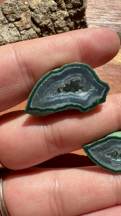 TOBASCO AGATE GEODE PAIR