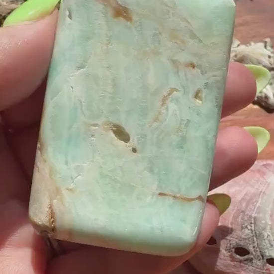 Caribbean Calcite Palm Stone |