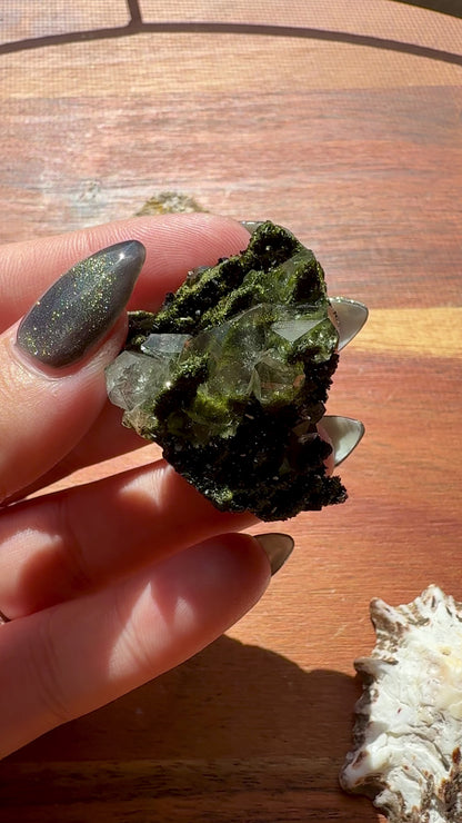 HIGH QUALITY EPIDOTE & QUARTZ