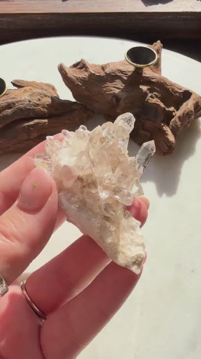 Rare Himalayan Quartz Cluster | Clear Himalayan Quartz | Samadhi Quartz | High Quality Himalayan Quartz | Rare Crystal | Raw Crystal Cluster