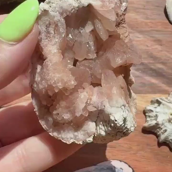 Pink Amethyst Cluster |
