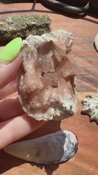 Pink Amethyst Cluster |
