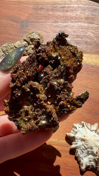 BARITE, MAGANESE + VANADINITE