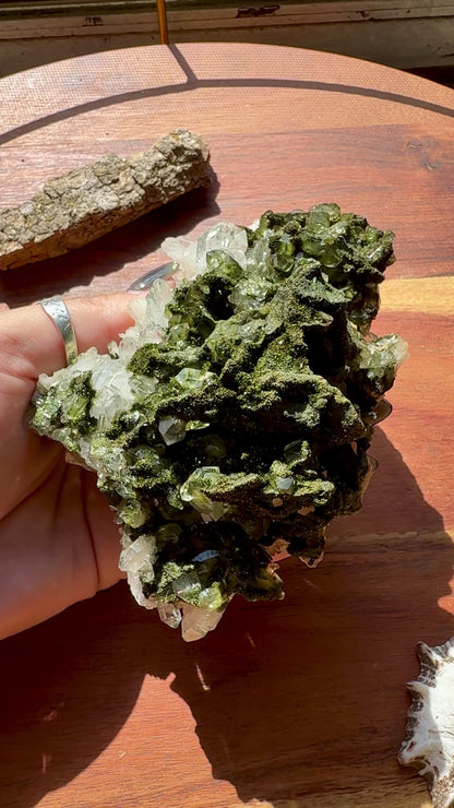 HIGH QUALITY EPIDOTE & QUARTZ