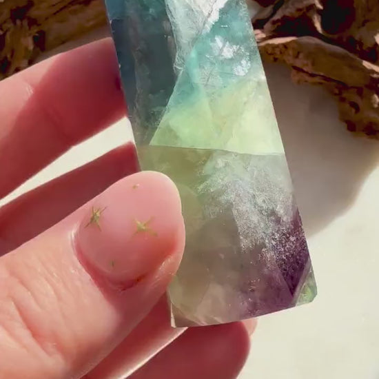 Fluorite Tower || High Quality Fluorite Tower || Fluorite || Crystal Tower || Altar Decor || Home Decor || Crystal Carving