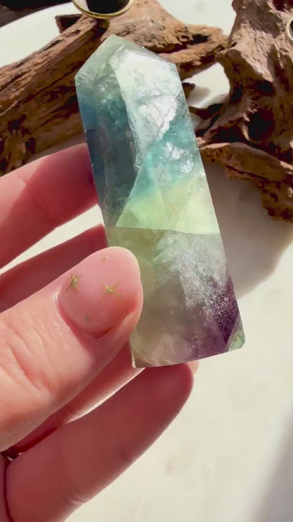 Fluorite Tower || High Quality Fluorite Tower || Fluorite || Crystal Tower || Altar Decor || Home Decor || Crystal Carving